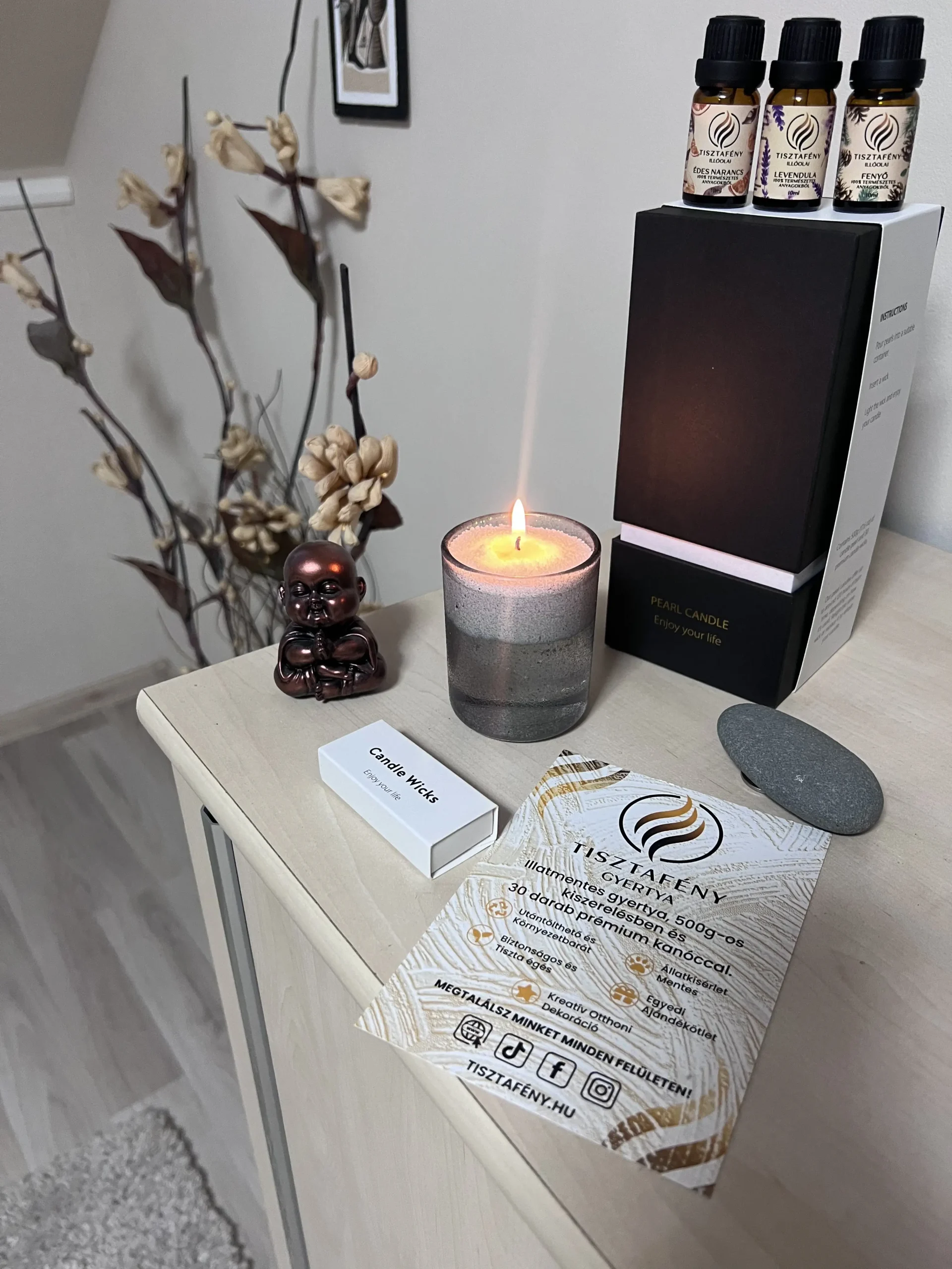 TISZTAFÉNY Gyertya - Fehér photo review